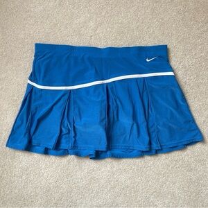 Nike tennis skirt pleated blue and white - Size Medium